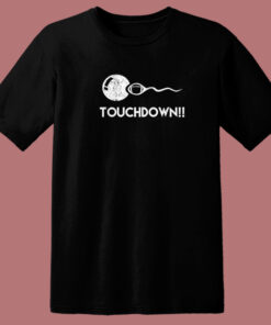 Funny Football Expectant Father 80s T Shirt Style