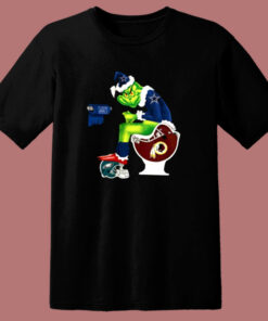 Funny Grinch Nfl And Dallas Cowboys 80s T Shirt
