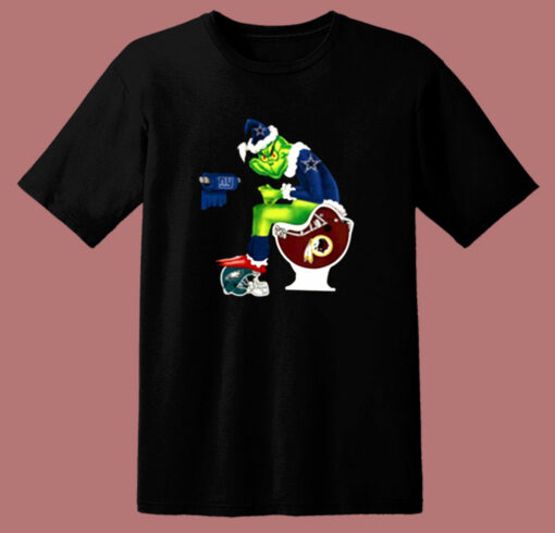 Funny Grinch Nfl And Dallas Cowboys 80s T Shirt