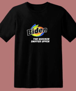 Funny Hidin Biden Hair Sniffer Anti Joe Biden Pro Trump 80s T Shirt