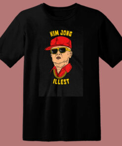 Funny Kim Jong Il North Korea 80s T Shirt