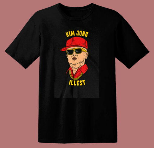 Funny Kim Jong Il North Korea 80s T Shirt