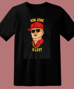 Funny Kim Jong Il North Korea 80s T Shirt
