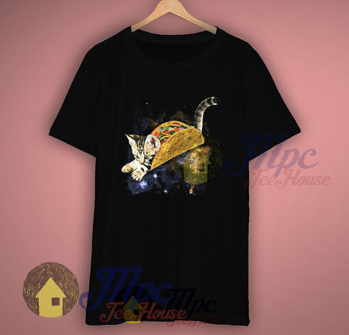 Funny Kitten Tacocat Space T Shirt