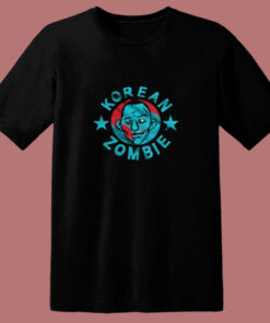 Funny Korean Zombie Halloween 80s T Shirt