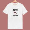 Funny Llama Math Teacher Math 80s T Shirt