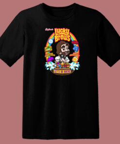 Funny Lucky Brews Cereal 80s T Shirt Style