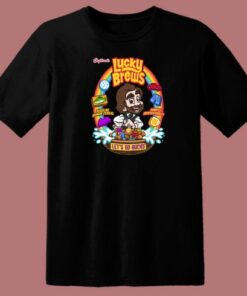 Funny Lucky Brews Cereal 80s T Shirt Style