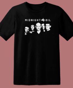 Funny Midnight Oil Rock Band 80s T Shirt Style
