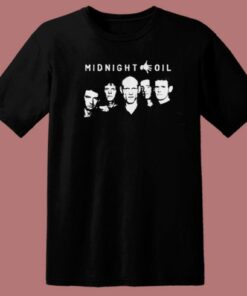 Funny Midnight Oil Rock Band 80s T Shirt Style