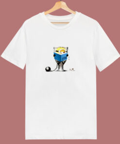 Funny Minions Prison Jail 80s T Shirt