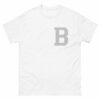 Letterman B Men’s classic tee WhiteGray
