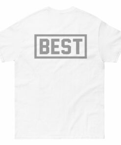 Letterman B Men’s classic tee WhiteGray