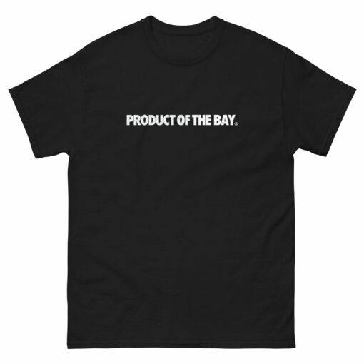 Product of the Bay Tee Printed Men’s classic tee Black