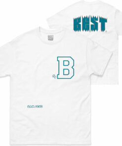 SJ Letterman B Shark White classic tee