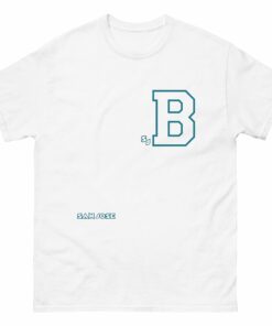 SJ Letterman B Shark White classic tee
