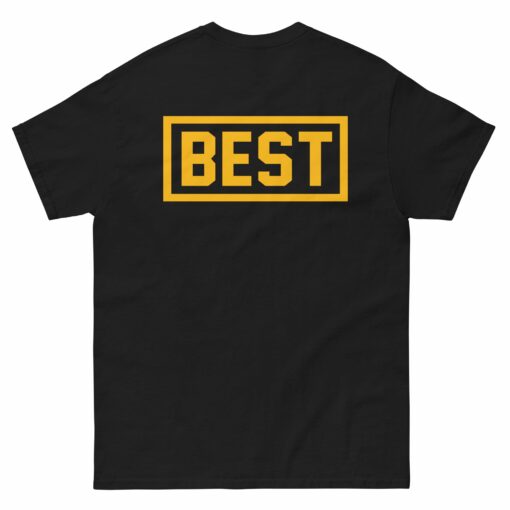 The City Letterman B Men’s heavyweight tee BlackYellow