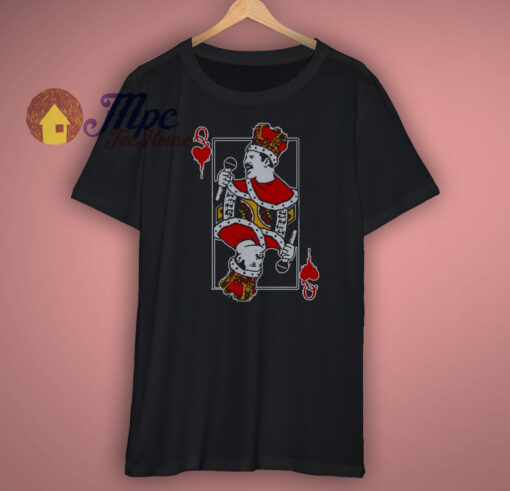 freddie Rock Band Queen of Hearts T Shirt