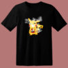 Funny Pokemon Parody Weed Smoking 80s T Shirt