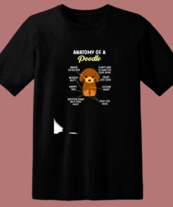 Funny Poodle Lover 80s T Shirt 1
