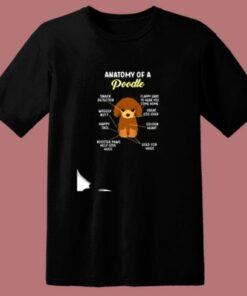 Funny Poodle Lover 80s T Shirt 2