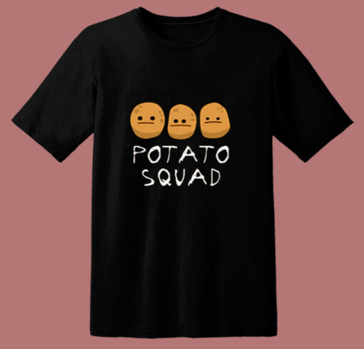 Funny Potato Squad 80s T Shirt