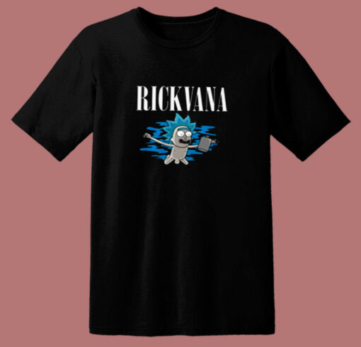 Funny Rickvana Parody Rick And Morty 80s T Shirt