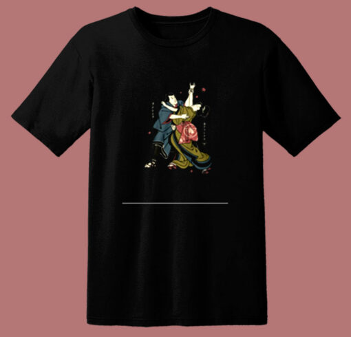 Funny Samurai Dancing 80s T Shirt