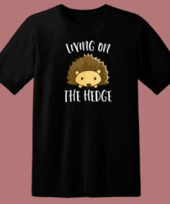 Funny Spikey Hedgehog 80s T Shirt Style