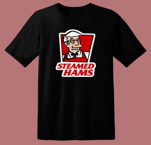 Funny Steamed Hams Kfc Simpson 80s T Shirt