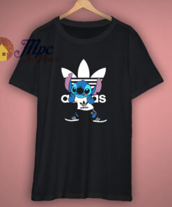 Funny Stitch Adidas Parody T Shirt 1