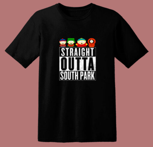 Funny Straight Outta South Park Tv Series 80s T Shirt