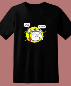 Funny Toothbrush Toilet Paper Humorous Conversation 80s T Shirt