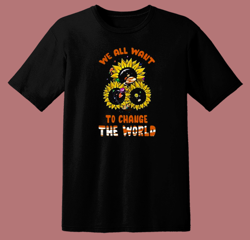 Funny We All Want To Change 80s T Shirt Funny We All Want To Change 80s T Shirt