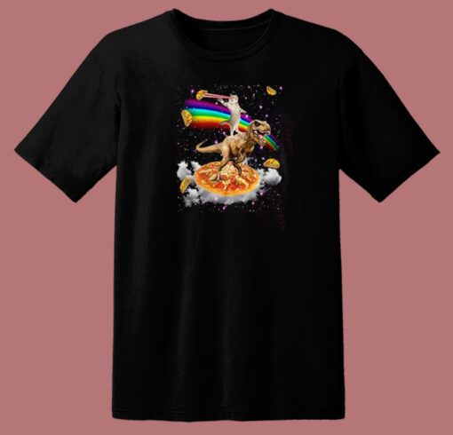 Galaxy Laser Eye Cat T Shirt Style