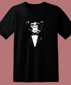 Gangsta Monkey Smoke 80s T Shirt 2