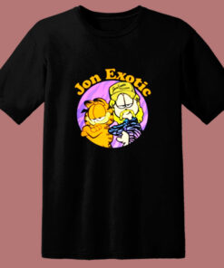Garfield Cat And Tiger King 80s T Shirt 1