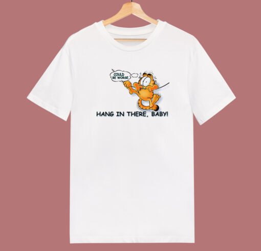 Garfield Hang In There Baby T Shirt Style