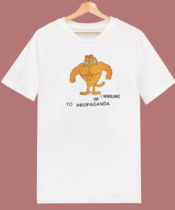 Garfield Im Immune To Propaganda T Shirt Style