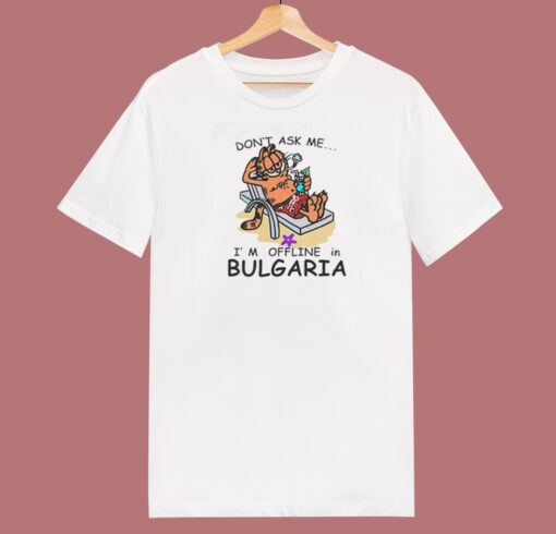 Garfield Offline In Bulgaria 80s T Shirt Style