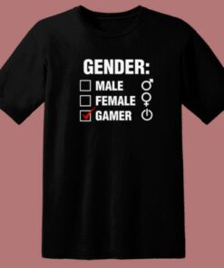 Gender Male Female Gamer T Shirt Style
