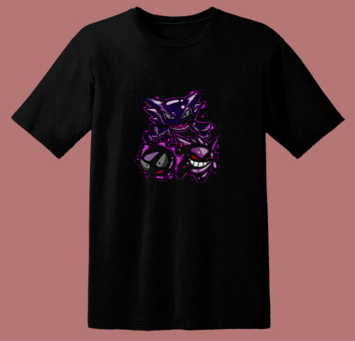 Gengar Ghastly And Huanter 80s T Shirt