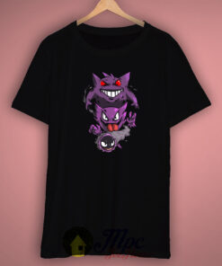 Gengar Ghost Pokemon T Shirt Available Size S M L XL XXL