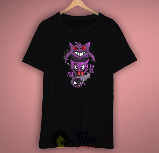 Gengar Ghost Pokemon T Shirt Available Size S M L XL XXL