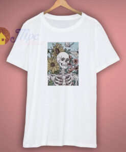 Get Buy The Sunflowers Skeleton Shirt