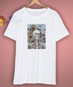 Get Buy The Sunflowers Skeleton Shirt