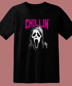 Ghost Chillin' Halloween T Shirt Style 1