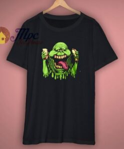 Ghostbusters 80s Movie Slimer T Shirt 1 Ghostbusters 80s Movie Slimer T Shirt 3