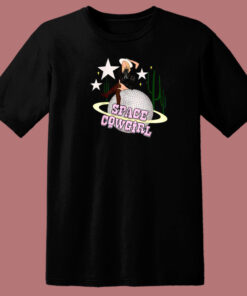 Girl Space Cowgirl 80s T Shirt Style 1