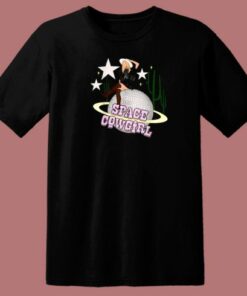 Girl Space Cowgirl 80s T Shirt Style 2